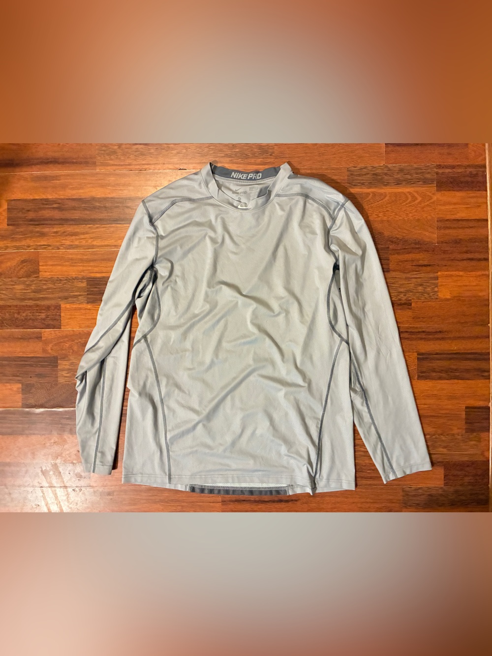 Nike Pro Gray Performance Compression Shirt